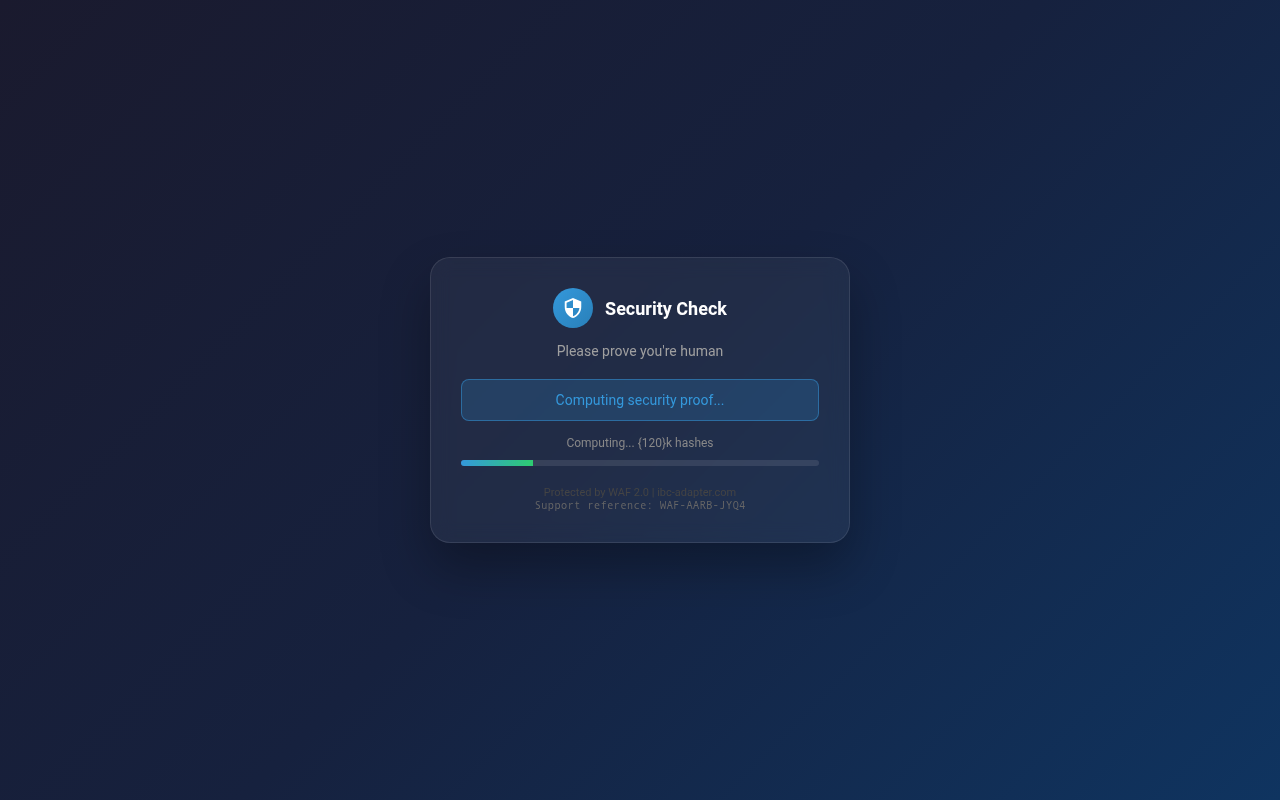 Screenshot van ibc-adapter.com