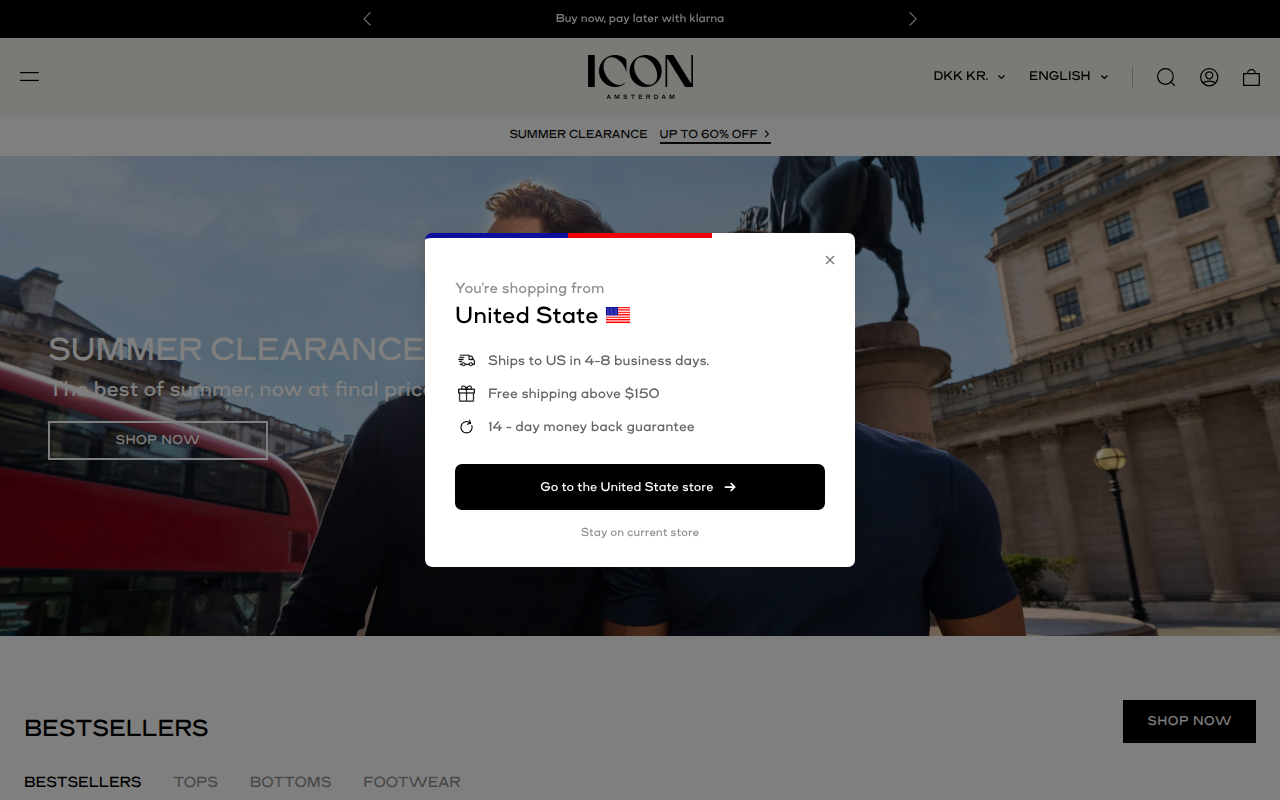 Screenshot van icon-amsterdam.com