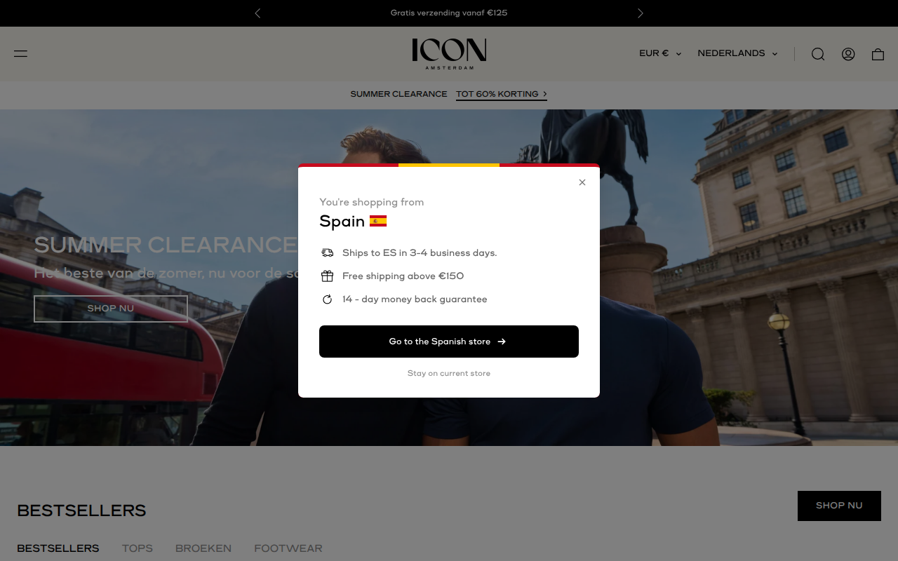 Screenshot van icon-amsterdam.nl