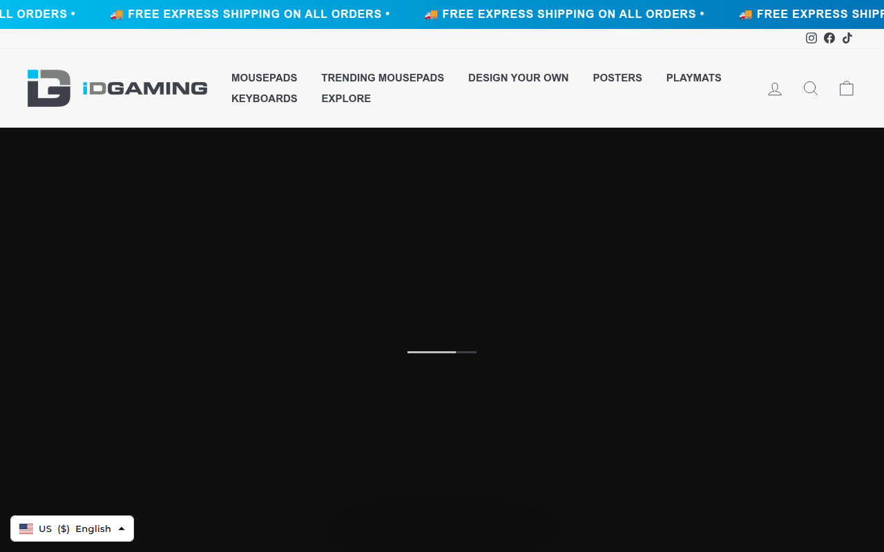 Screenshot van idgaming.co.uk