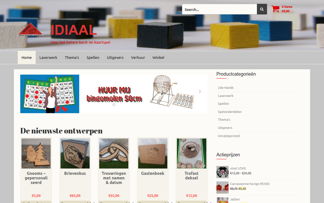 Screenshot van idiaal.be