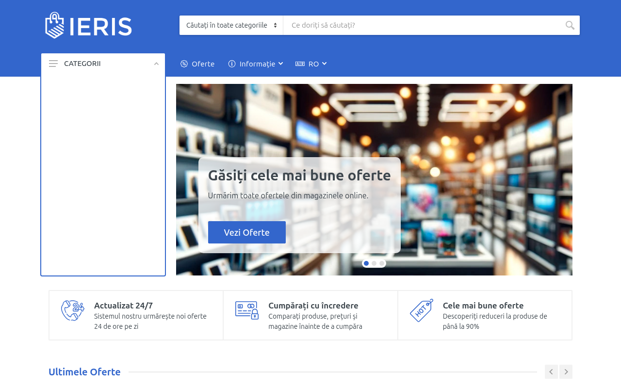 Screenshot van ieris.com