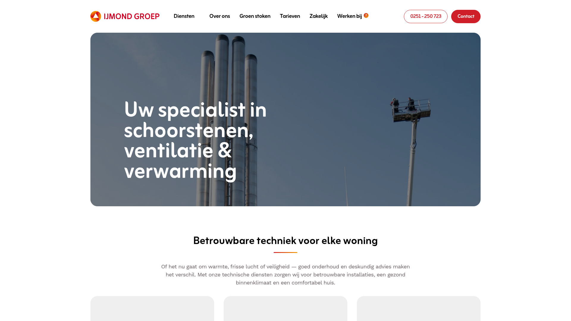 Screenshot van ijmondcontent.net