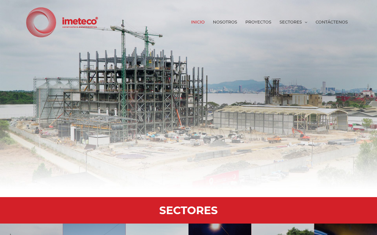 Screenshot van imeteco.com