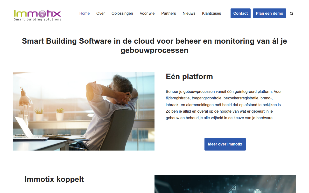 Screenshot van immotix.com