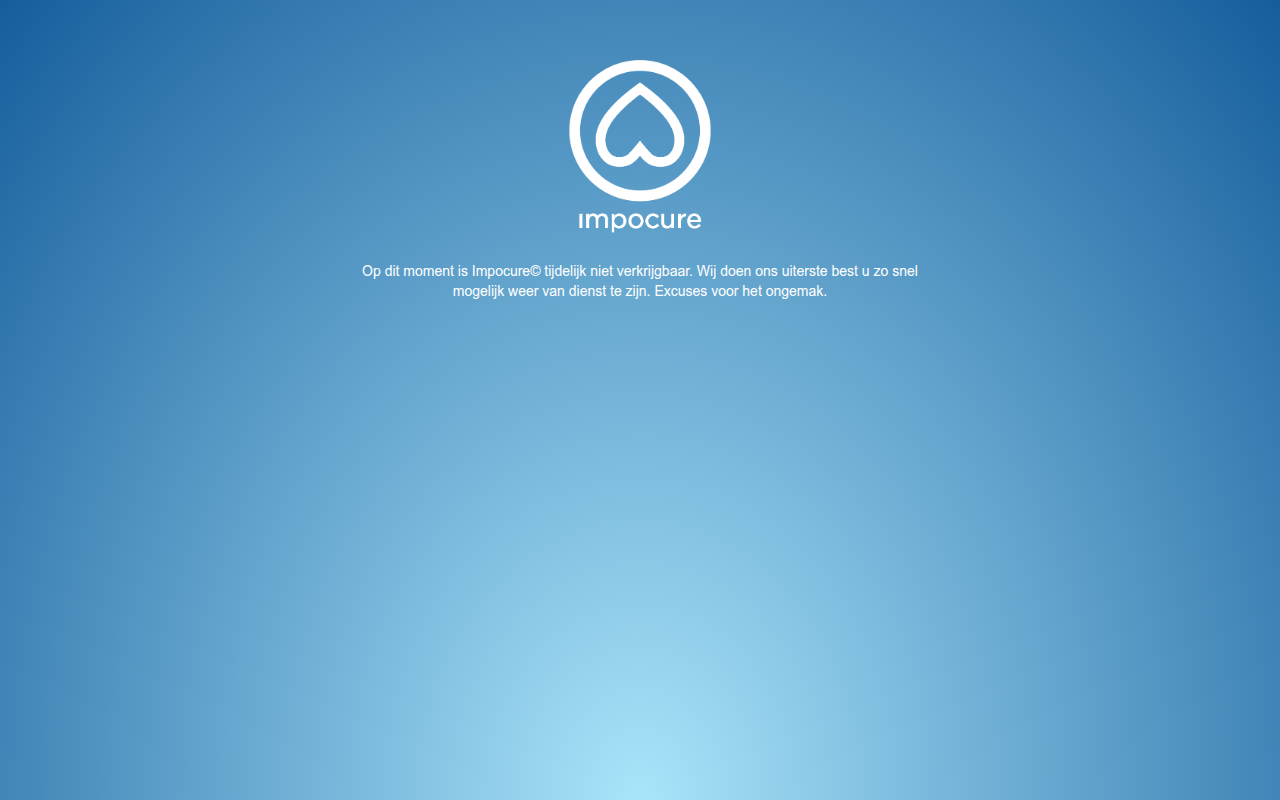 Screenshot van impocure.nl