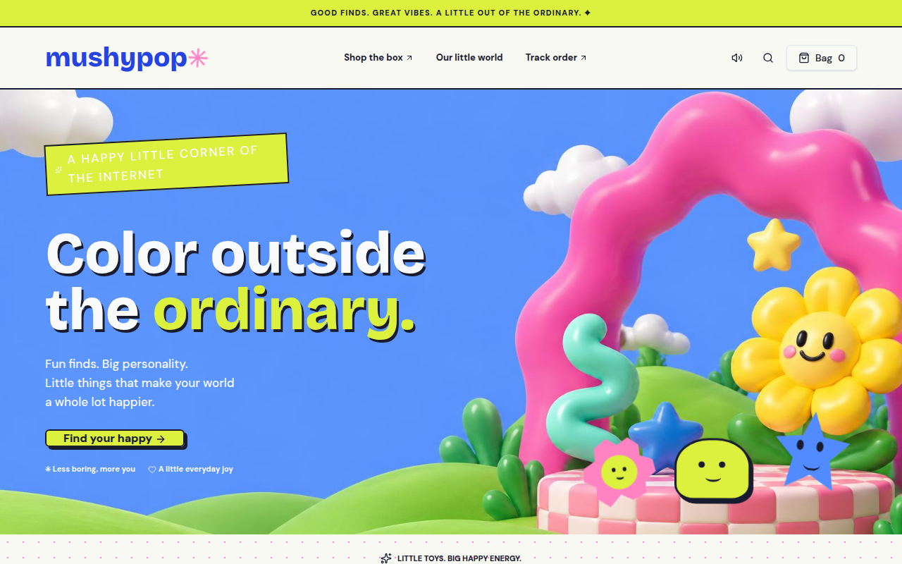 Screenshot van imushy.com