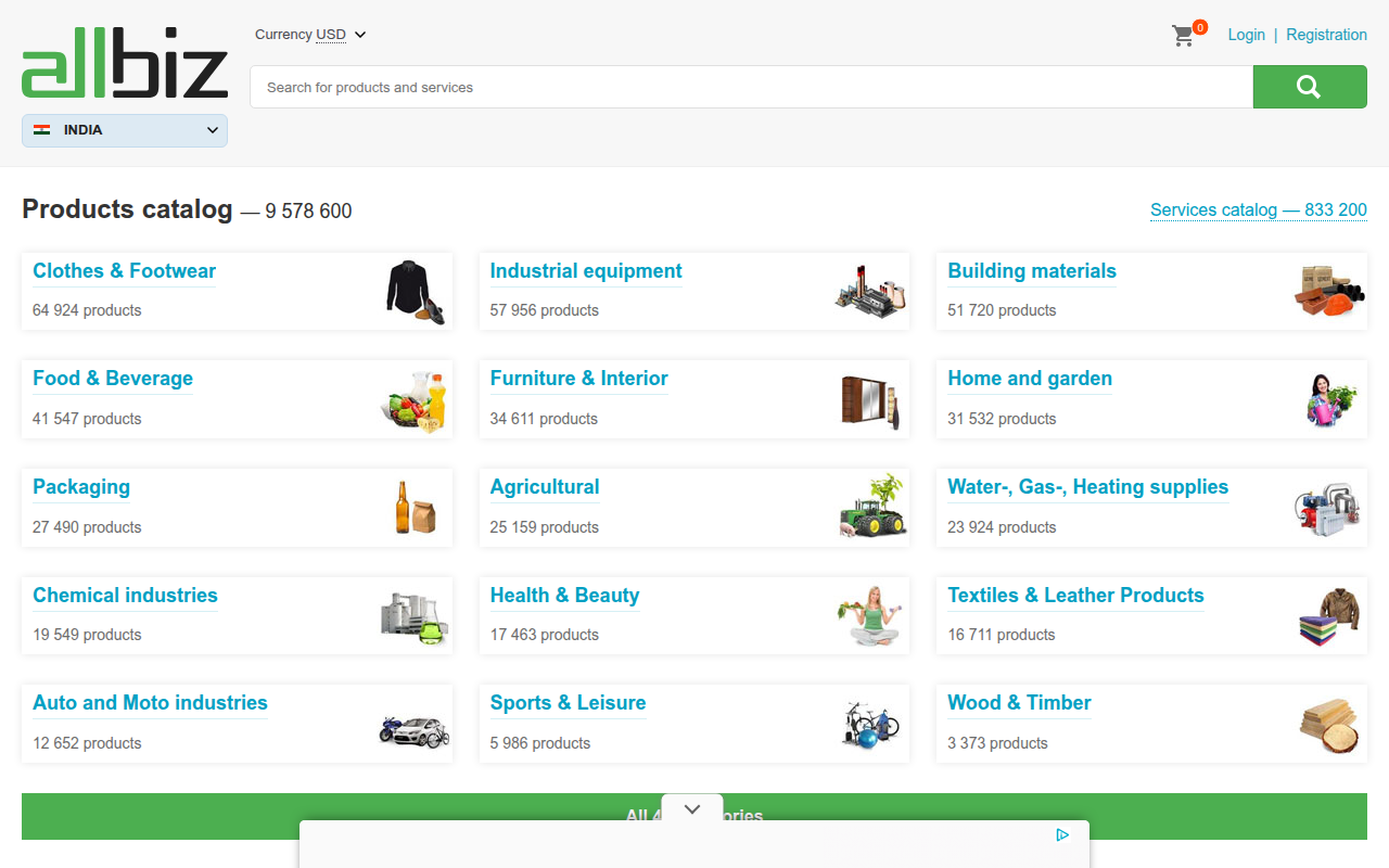 Screenshot van in.all.biz