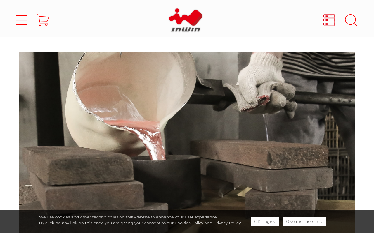Screenshot van in-win.com