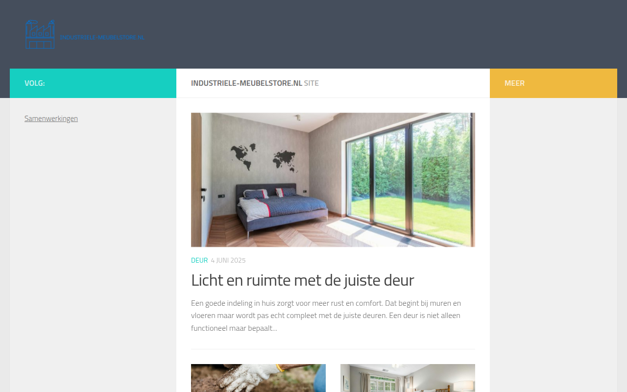 Screenshot van industriele-meubelstore.nl