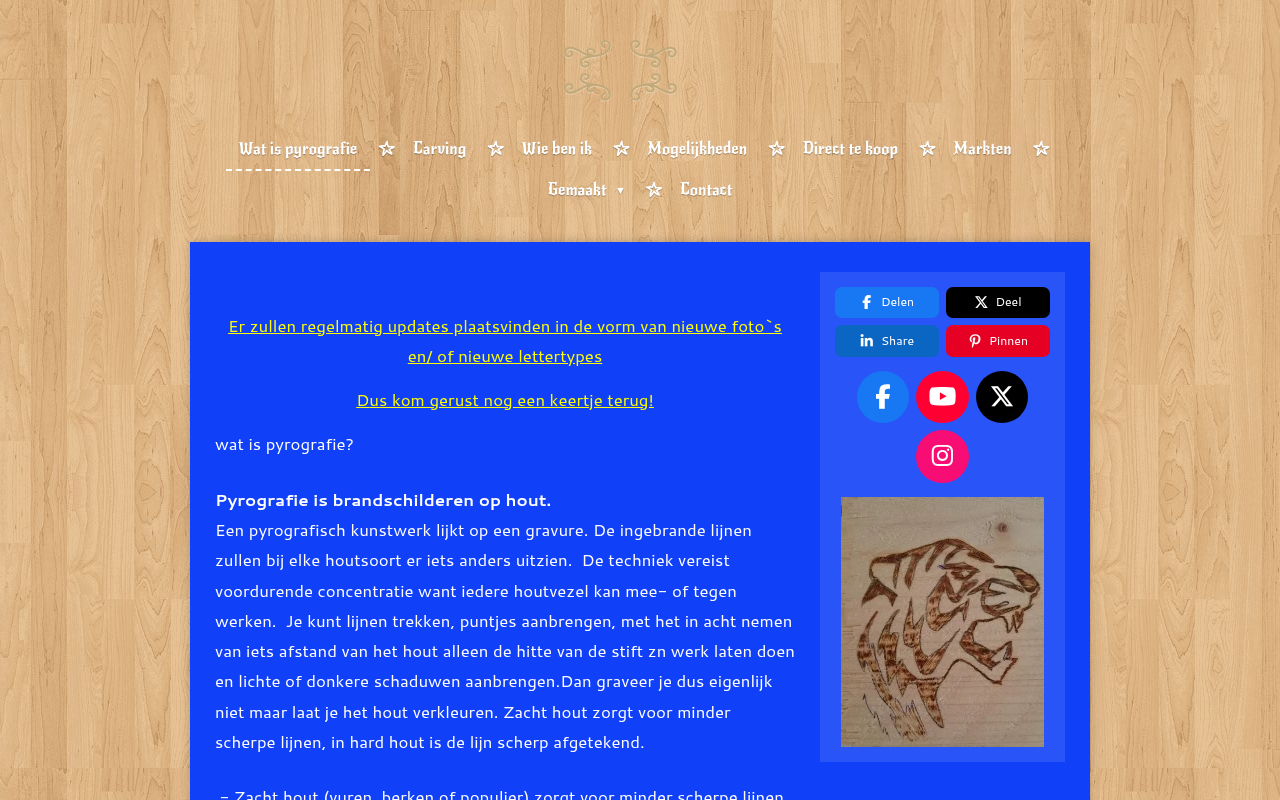 Screenshot van ingrids-pyrografie.jouwweb.nl
