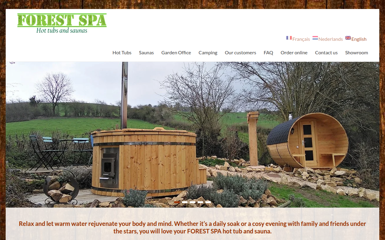 Screenshot van inhottub.be