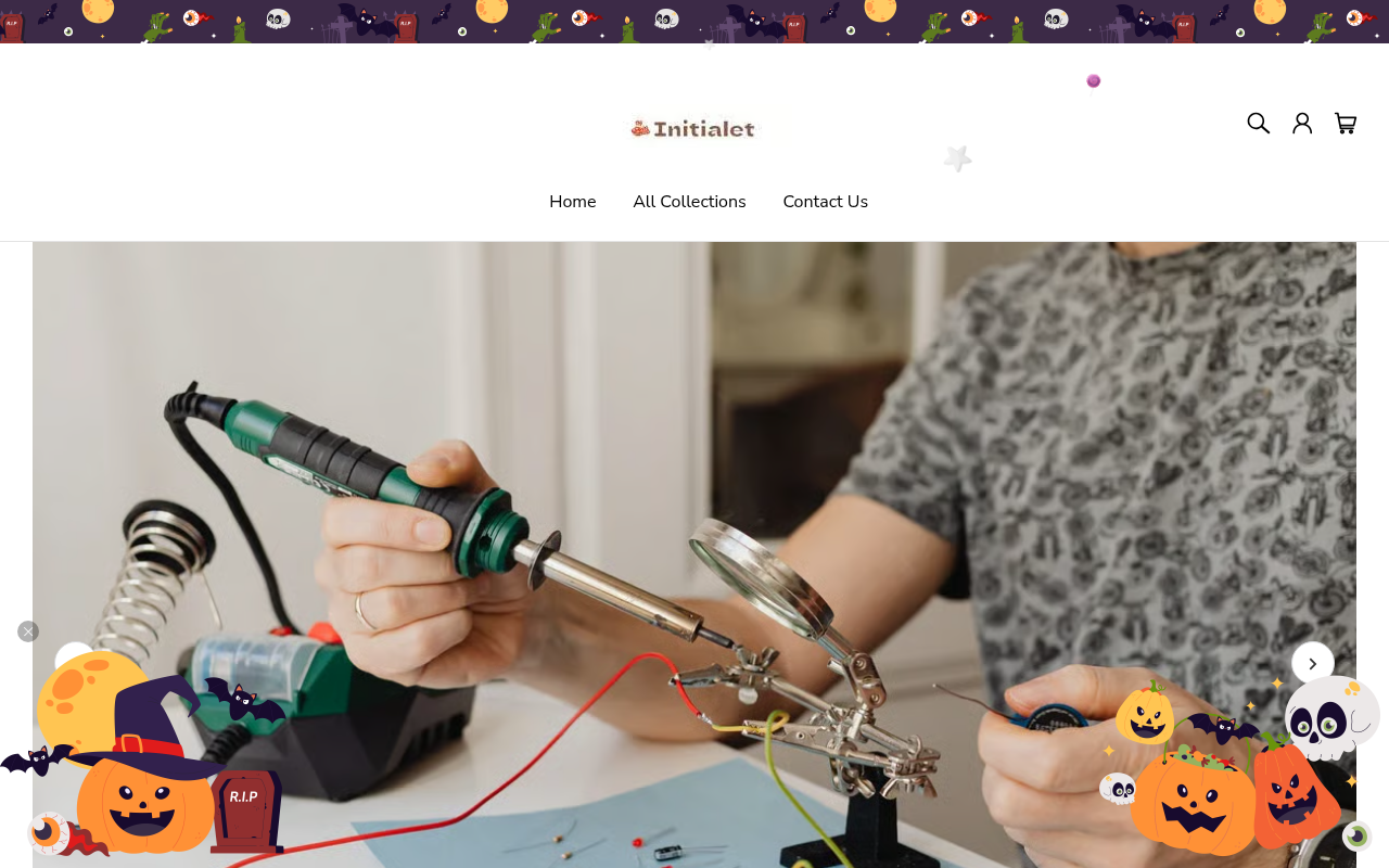 Screenshot van initialet.com