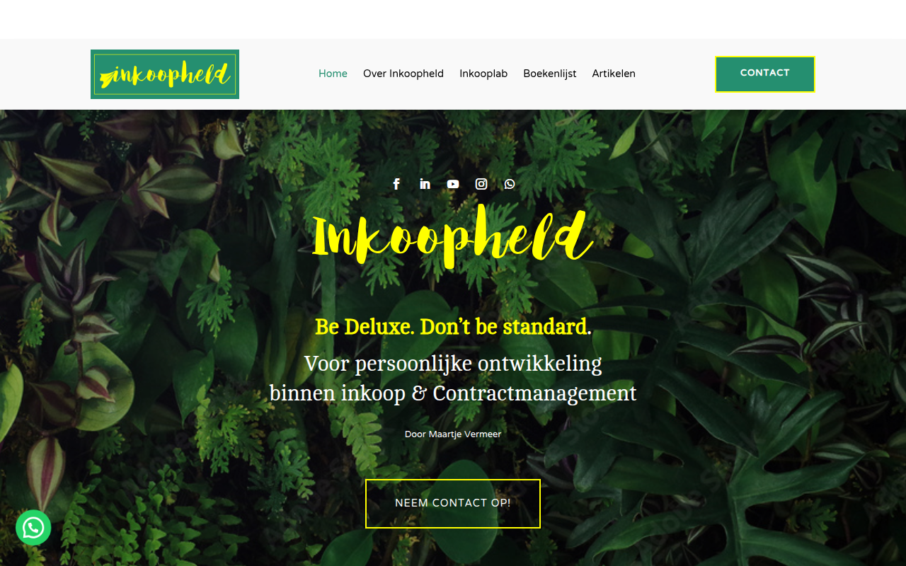 Screenshot van inkoopheld.nl