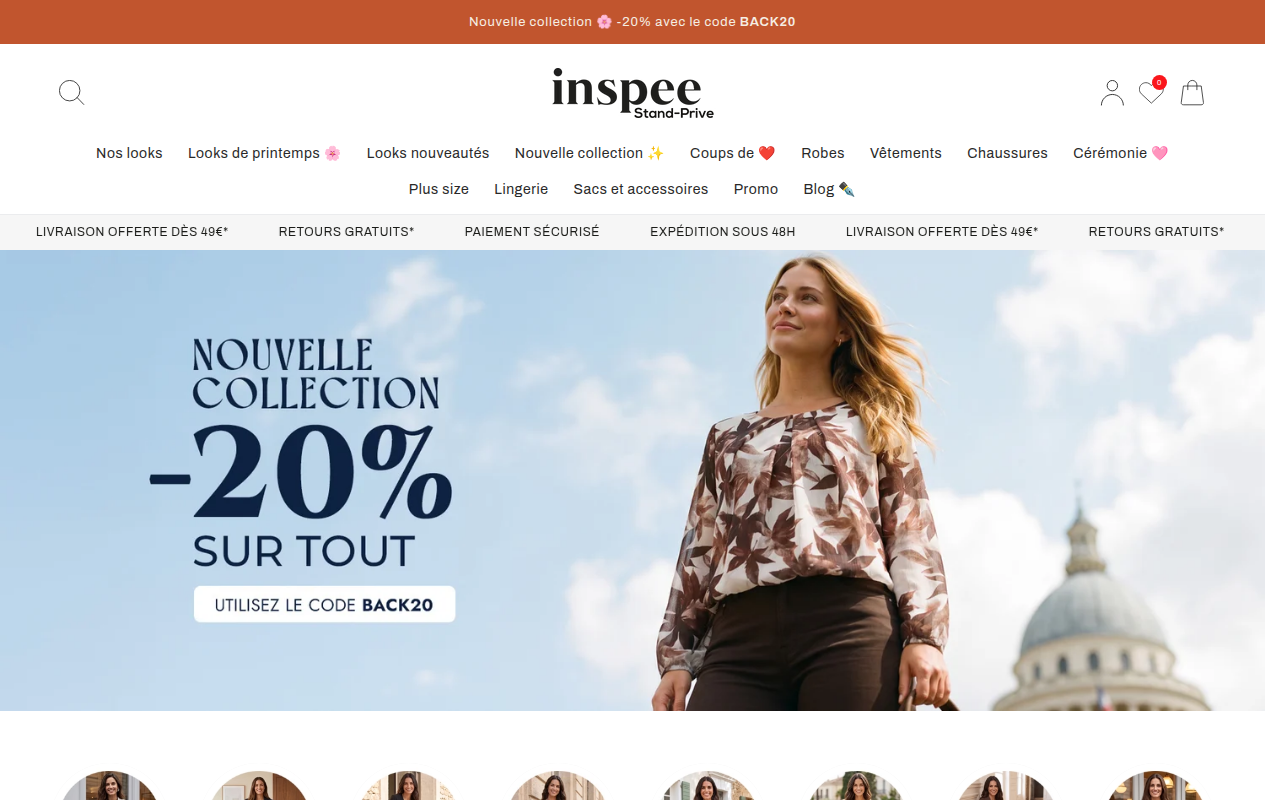 Screenshot van inspee.com