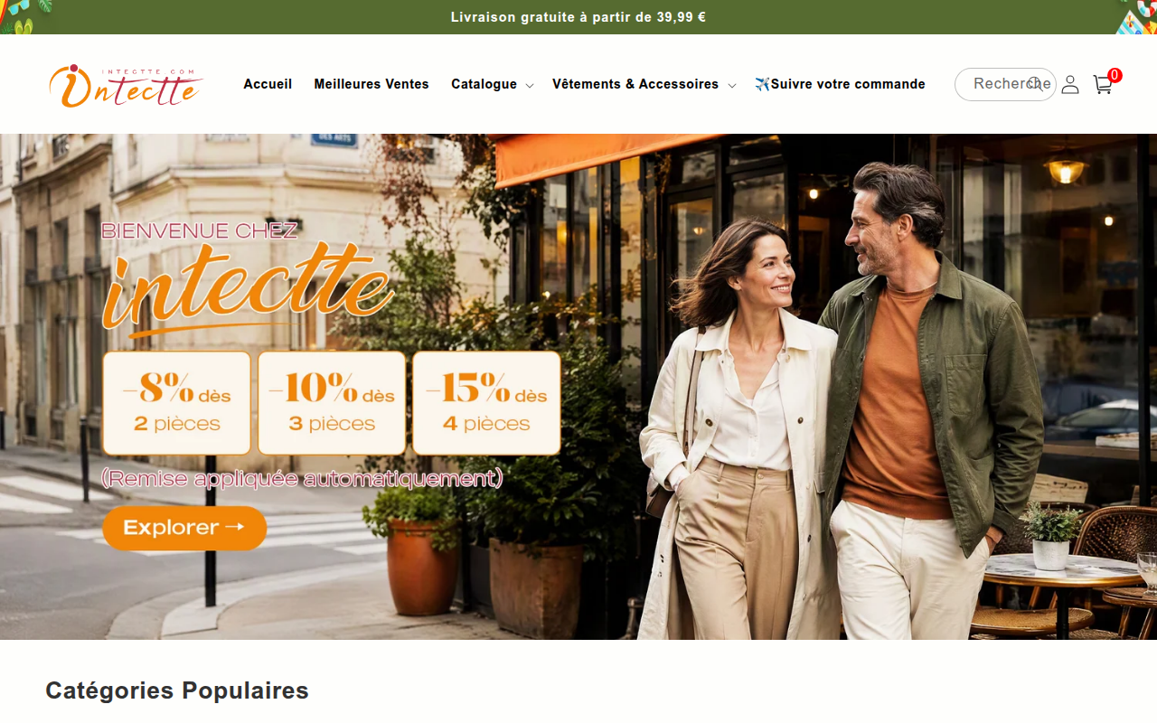 Screenshot van intectte.com