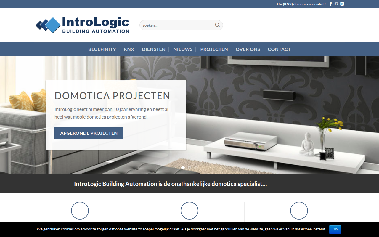 Screenshot van intrologic.nl
