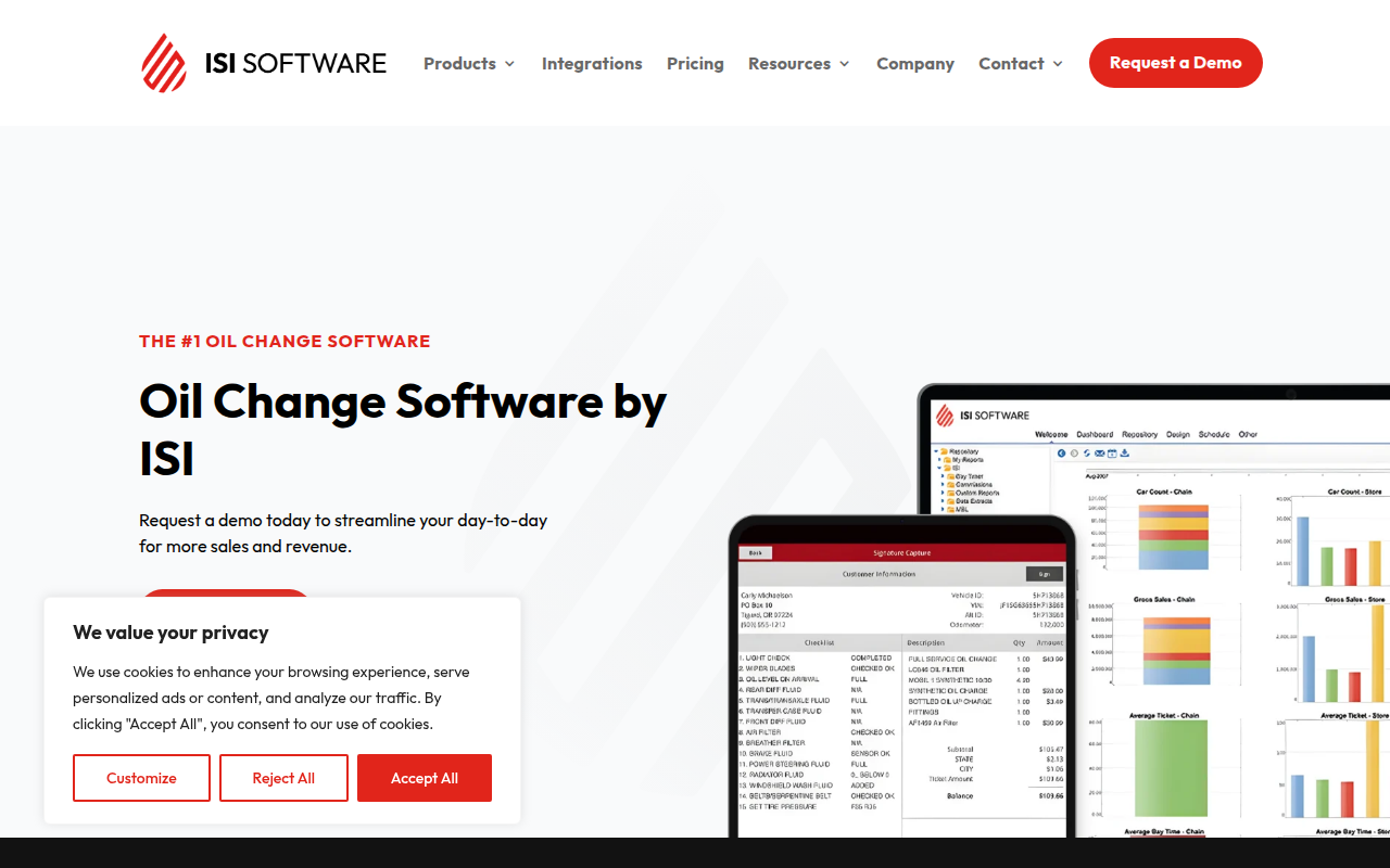 Screenshot van ints.com