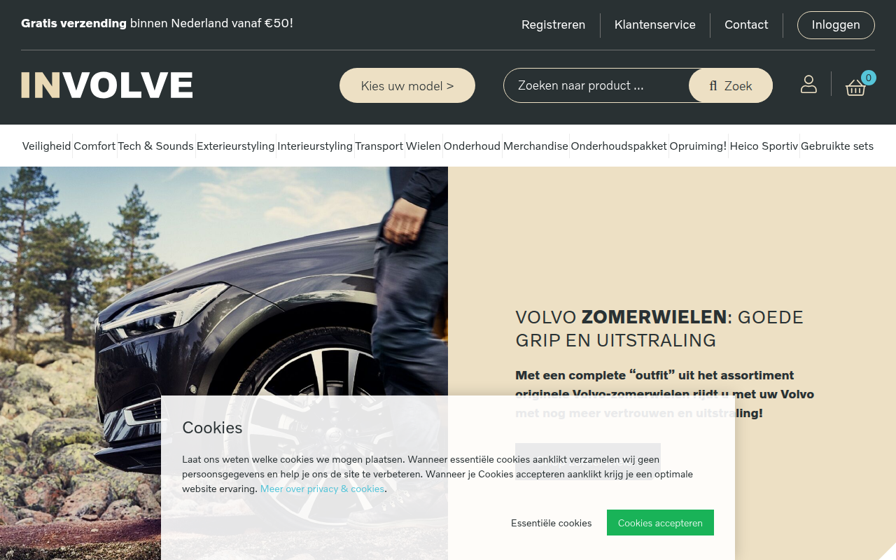 Screenshot van involve.nl