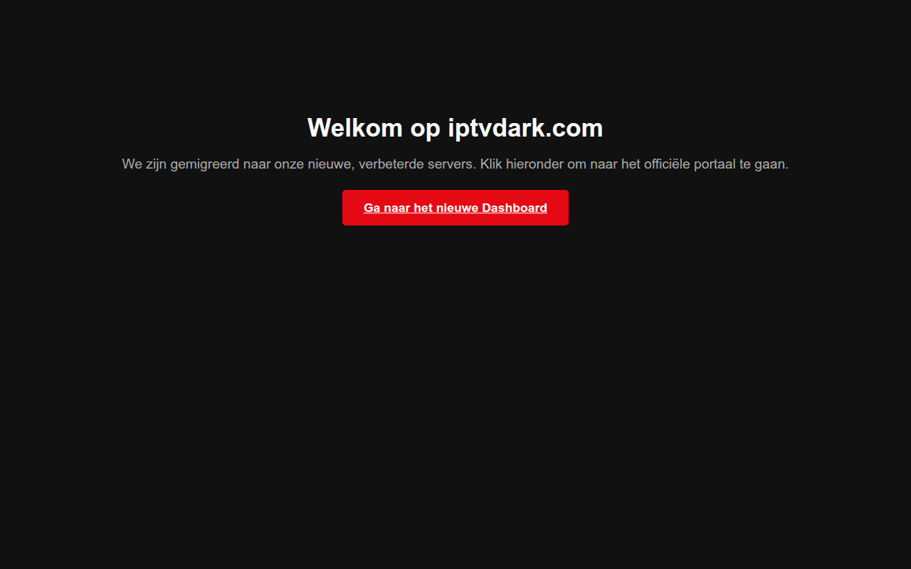 Screenshot van iptvdark.com