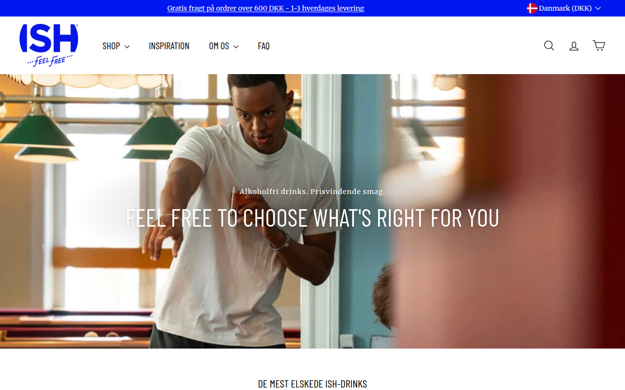 Screenshot van ishspirits.com