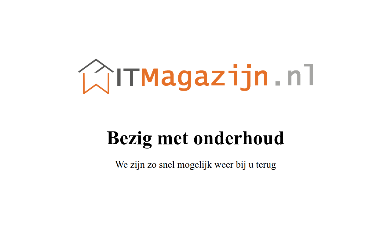 Screenshot van itmagazijn.nl