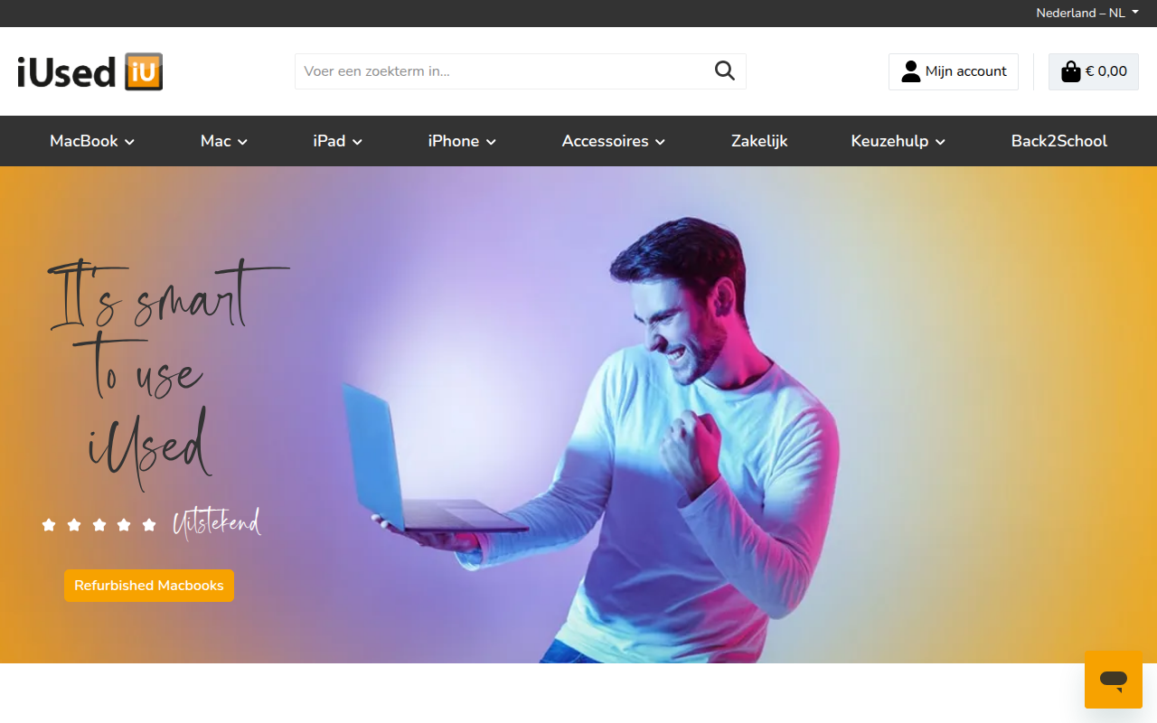 Screenshot van iused.nl