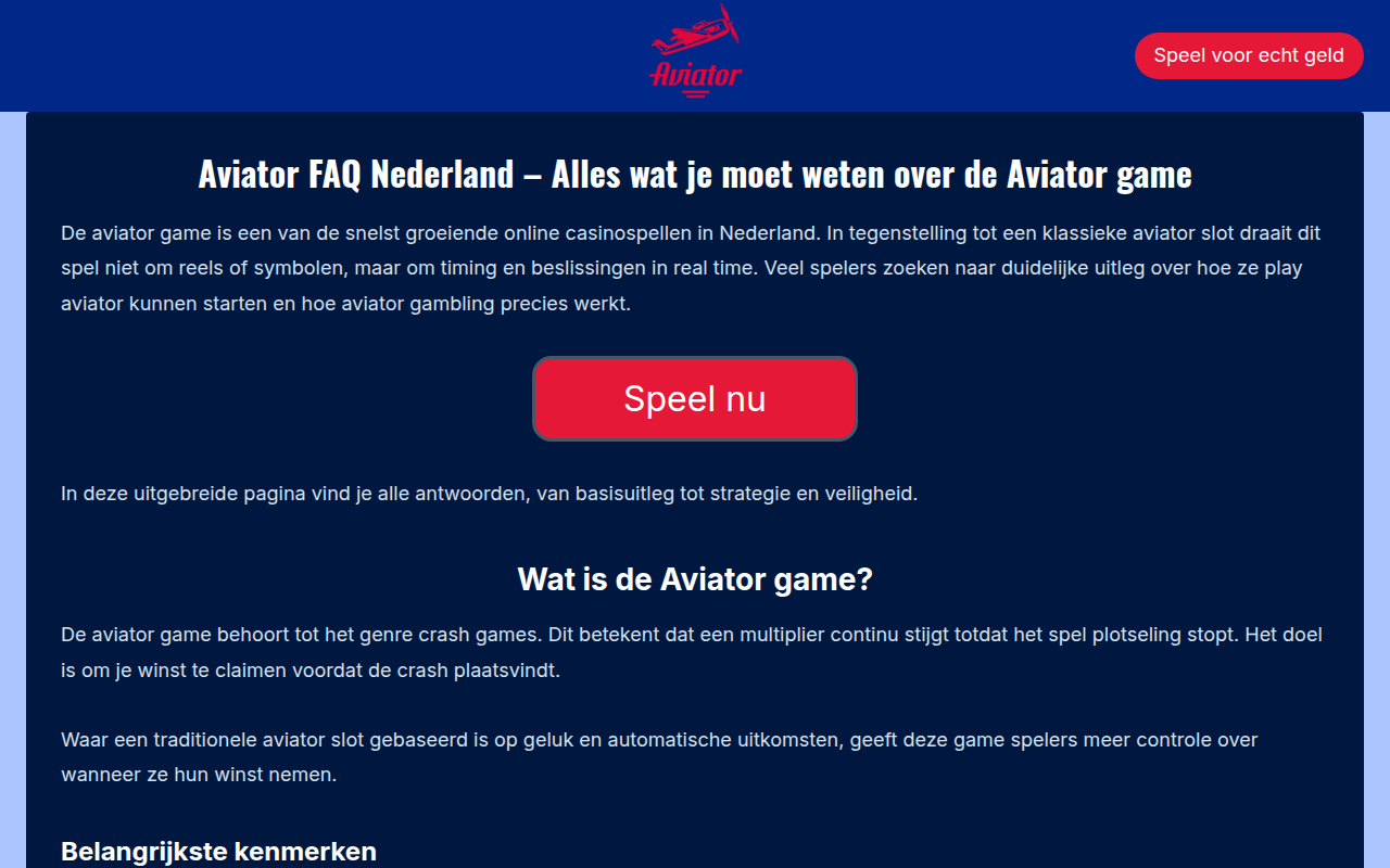 Screenshot van ivige.nl