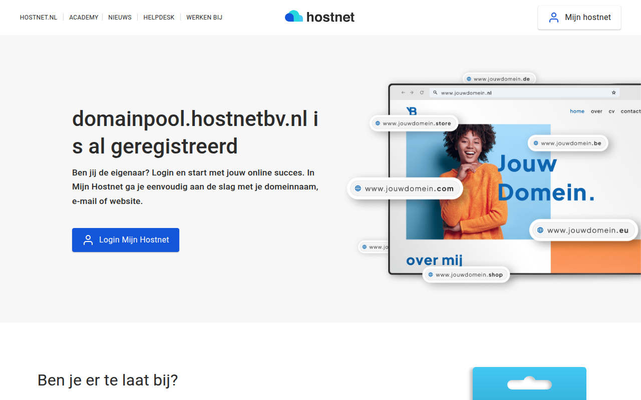 Screenshot van j-a-s.nl
