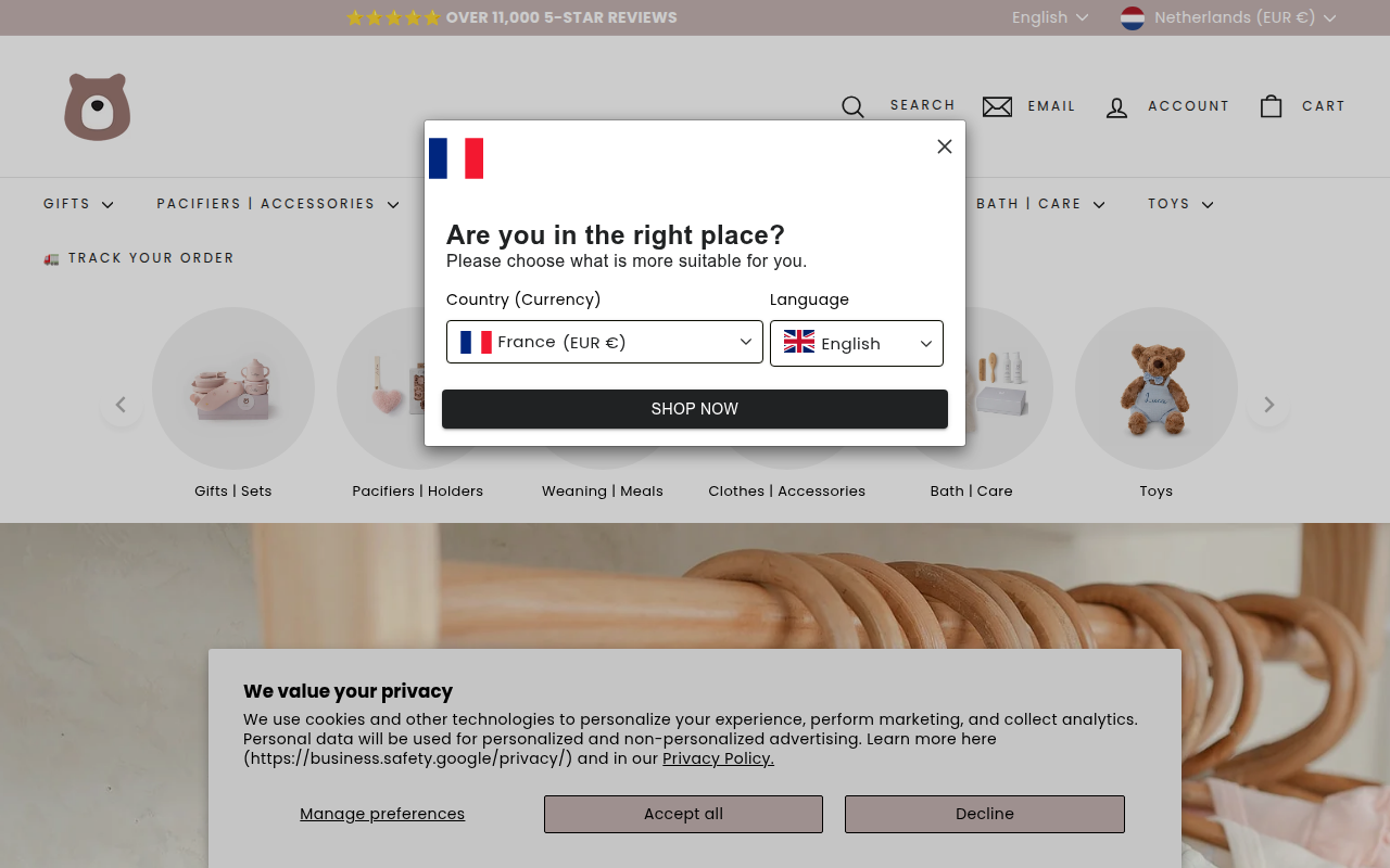 Screenshot van j-born.eu