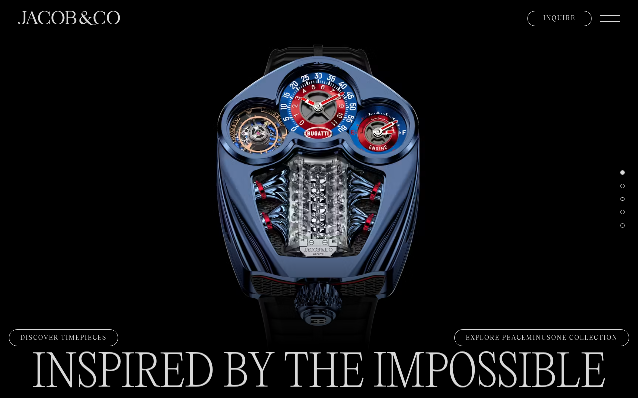 Screenshot van jacobandco.com