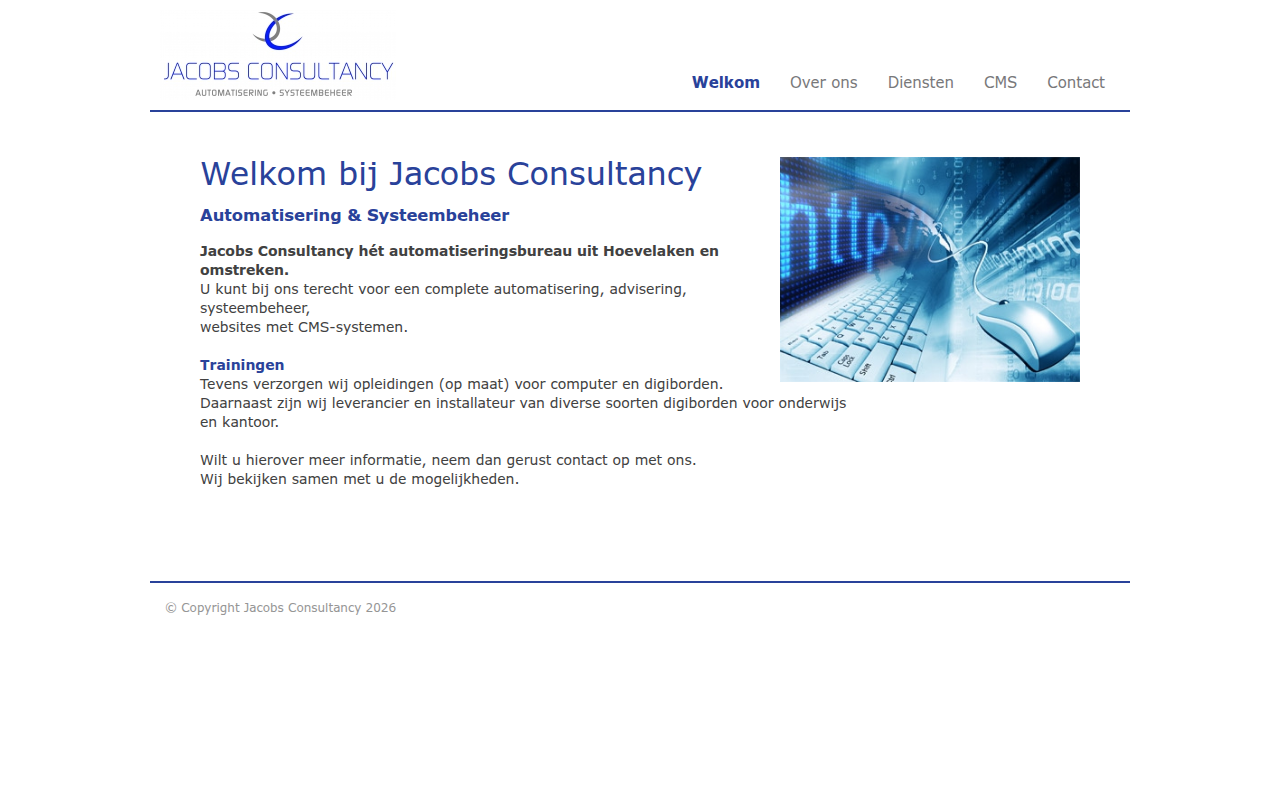 Screenshot van jacobs-consultancy.nl