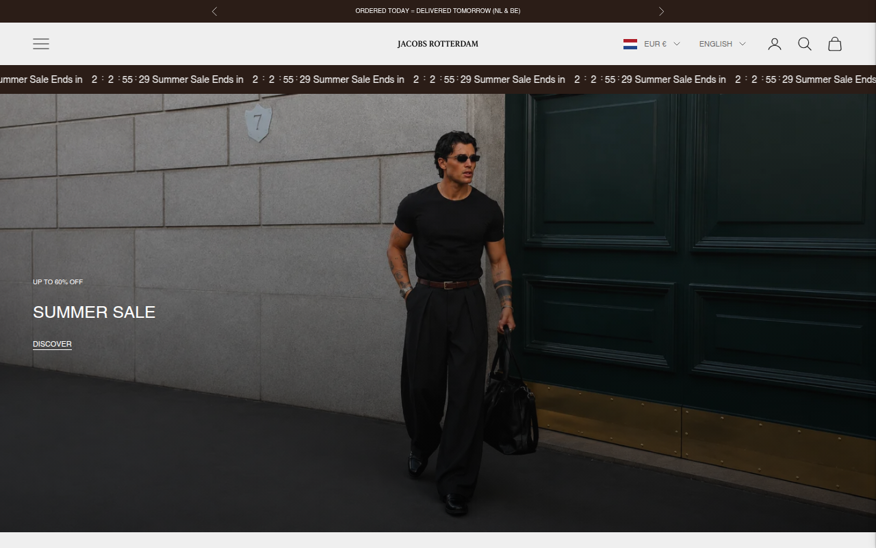 Screenshot van jacobsrotterdam.com