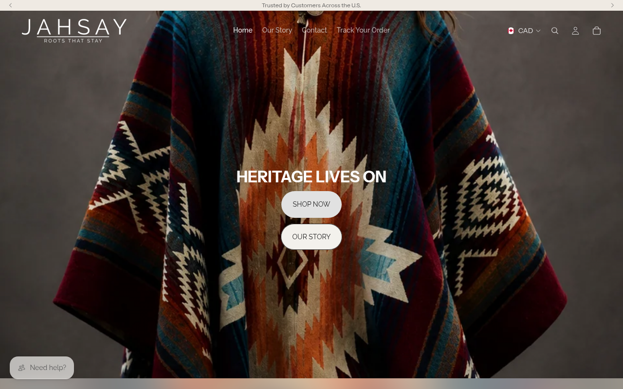 Screenshot van jahsay.com