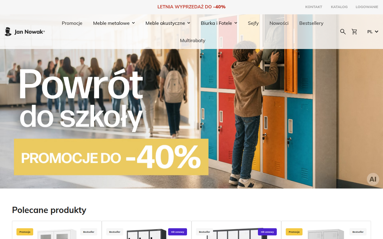 Screenshot van jannowak.com