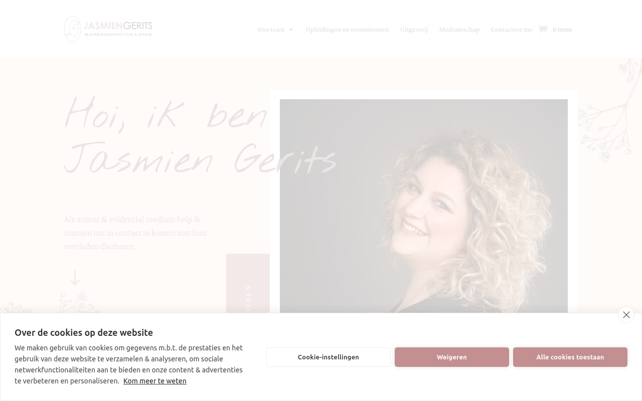 Screenshot van jasmiengerits.com