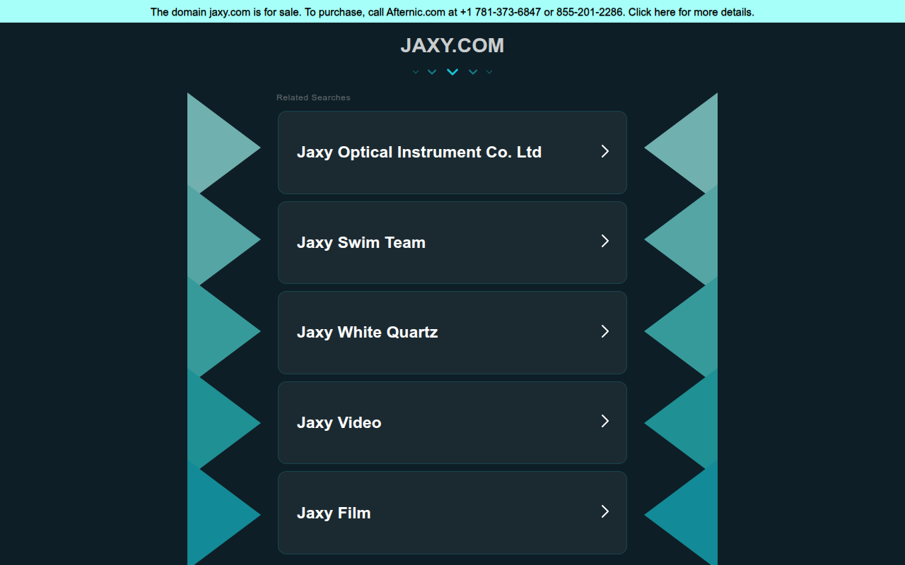 Screenshot van jaxy.com
