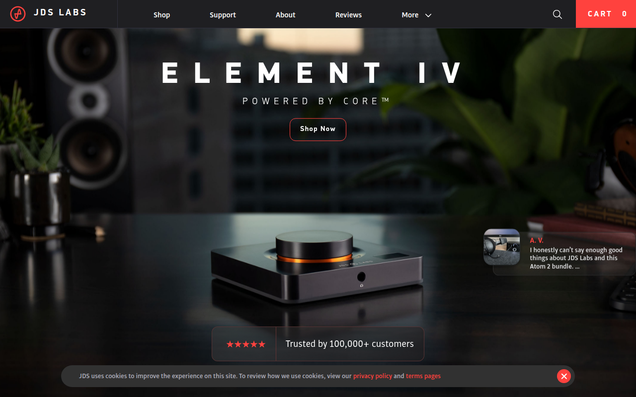 Screenshot van jdslabs.com