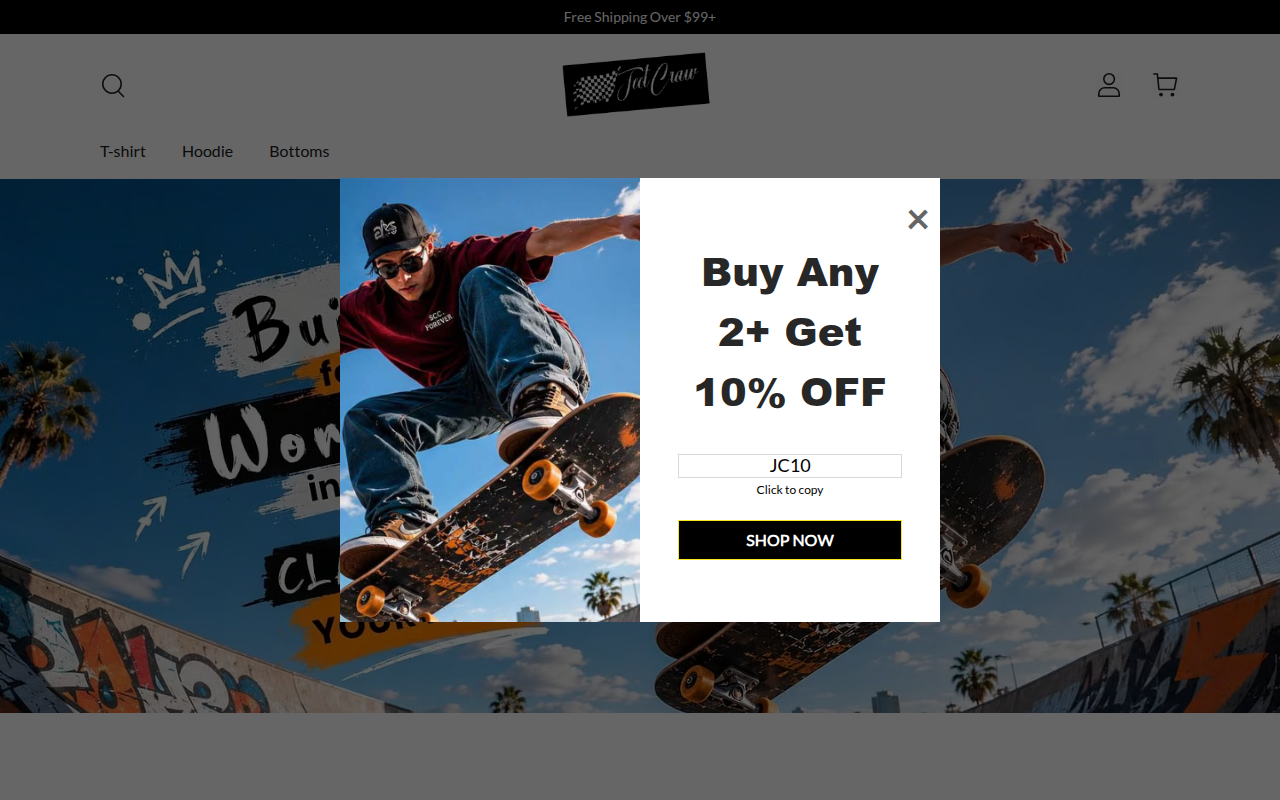 Screenshot van jectcraw.com
