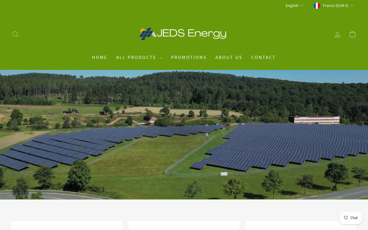 Screenshot van jedsenergy.com