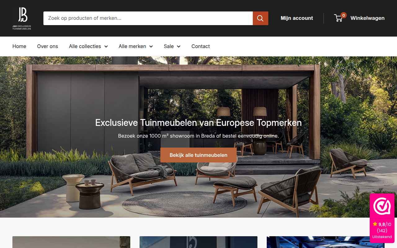 Screenshot van jenb-shop.nl
