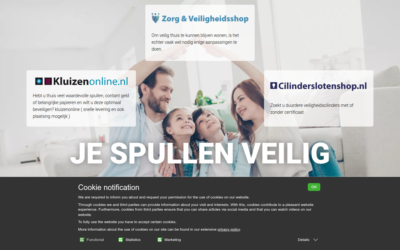 Screenshot van jespullenveilig.nl
