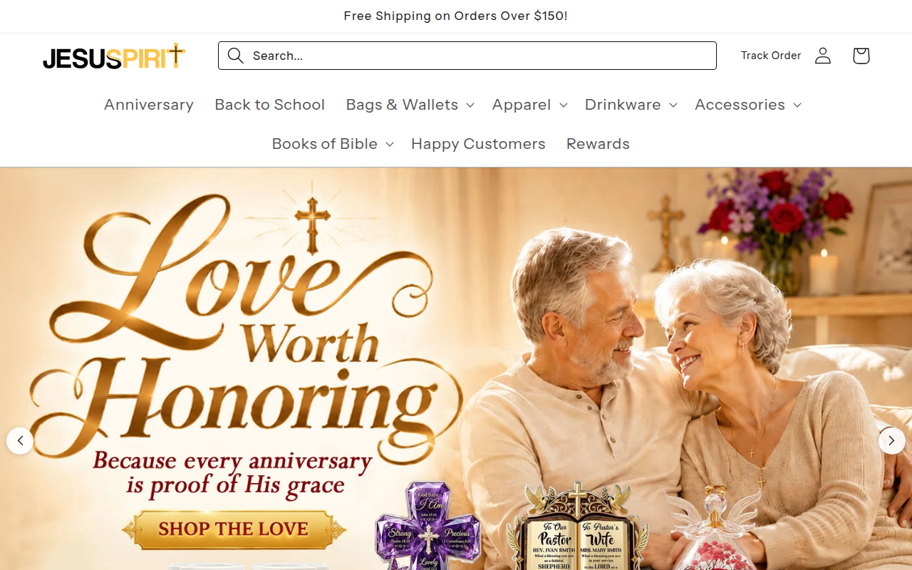 Screenshot van jesuspirit.com