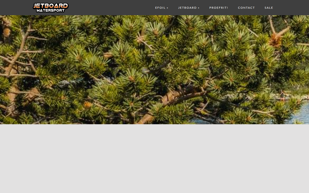 Screenshot van jetboardwatersport.nl