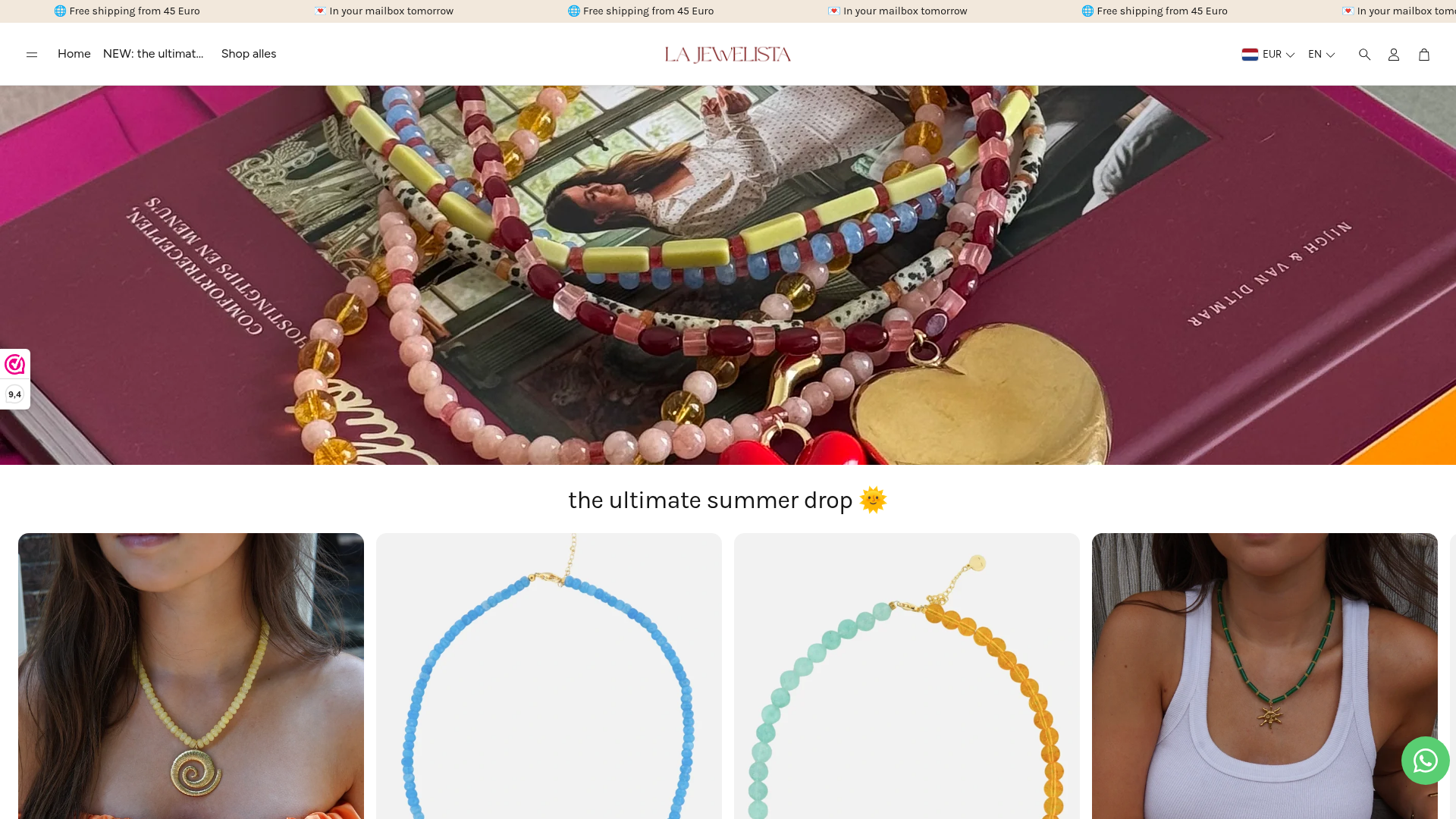 Screenshot van jewellerybysuus.nl
