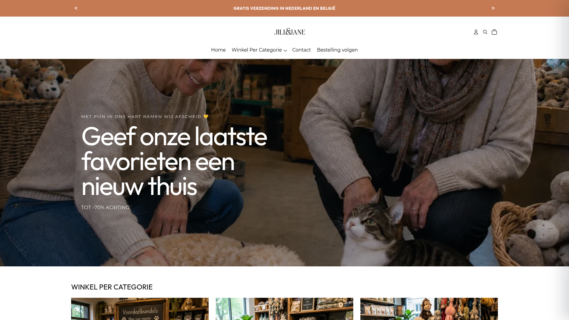 Screenshot van jillandjane.nl