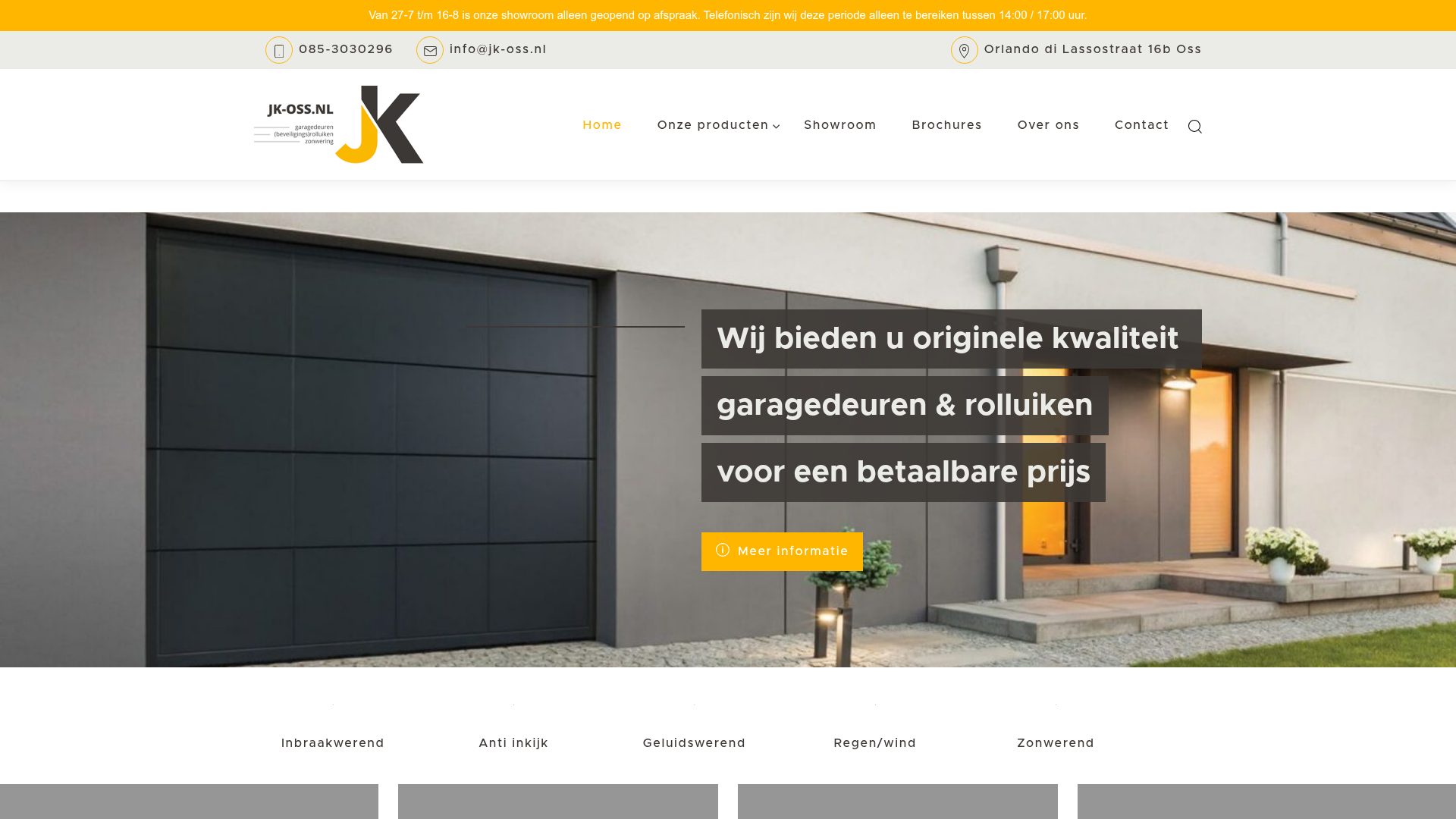Screenshot van jk-oss.nl