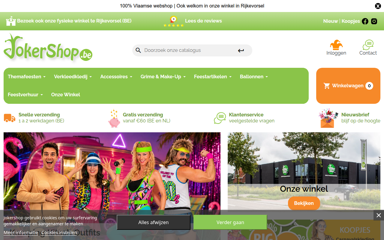 Screenshot van Jokershop.be