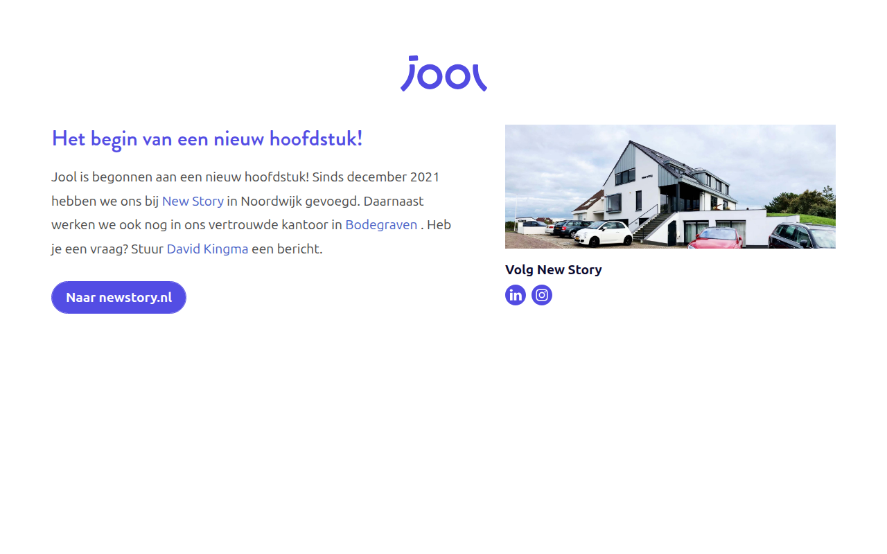 Screenshot van jool.nl