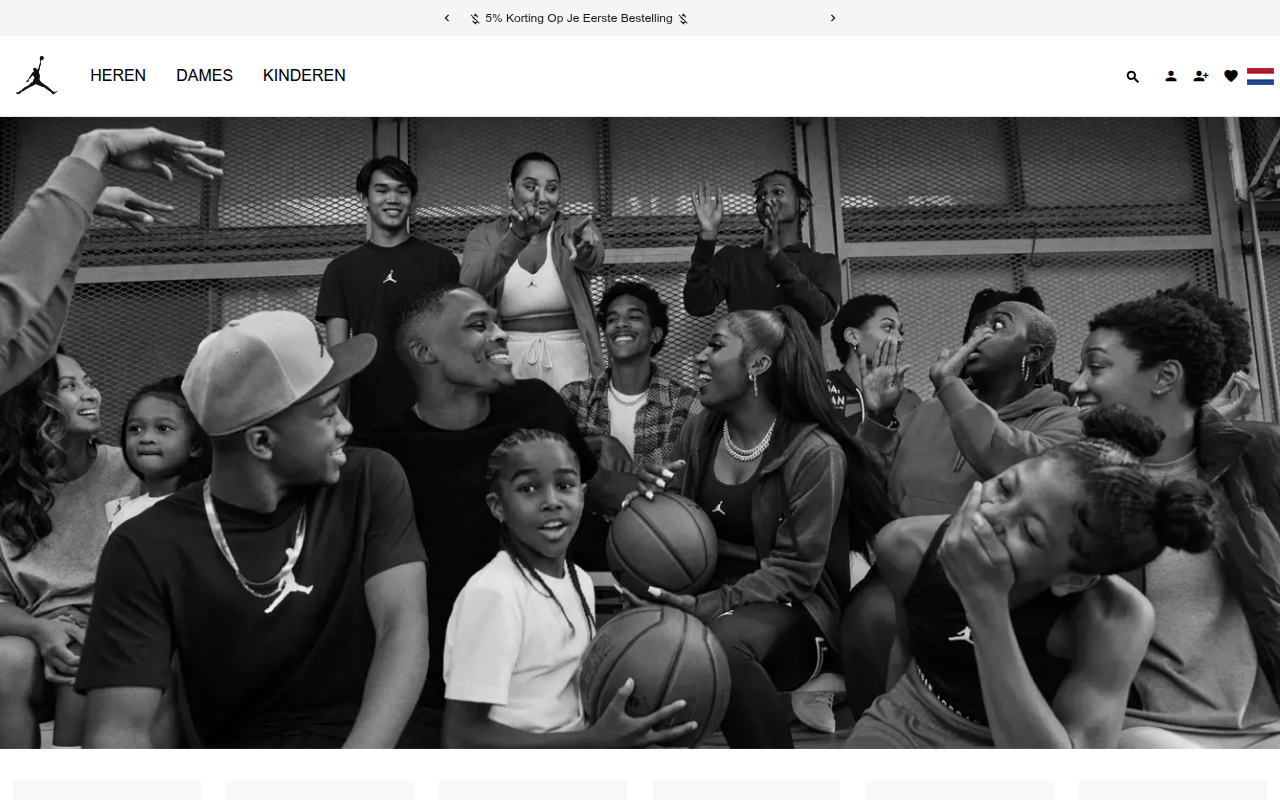 Screenshot van jordan4nederland.com